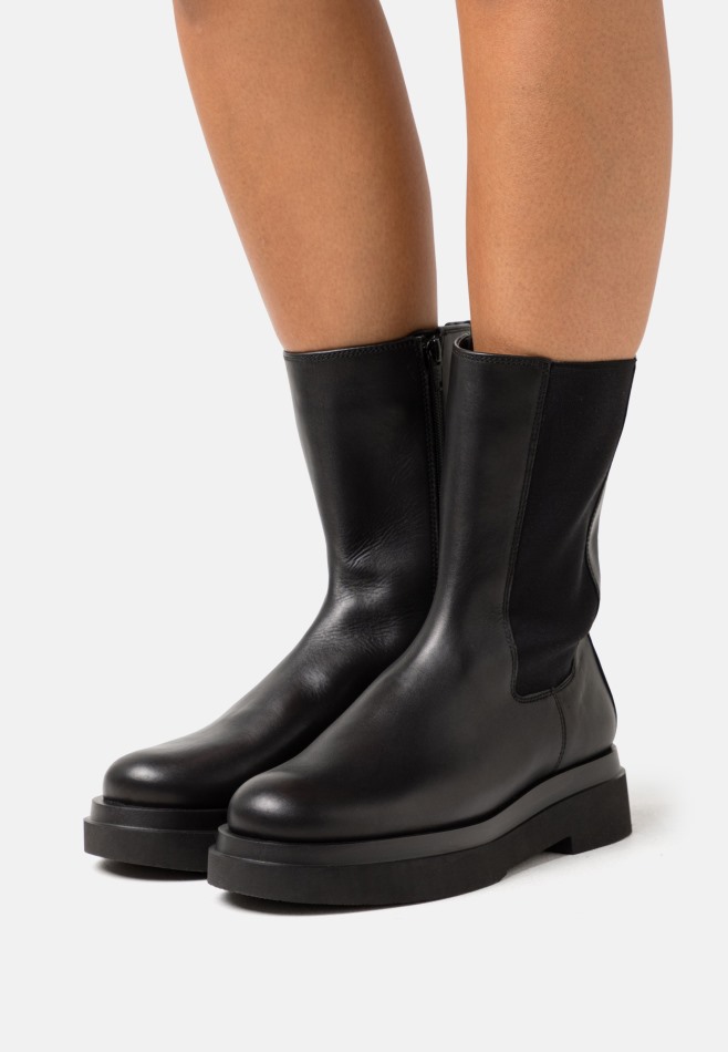 Bottes Plateformes Noires Gabor | Exclusif